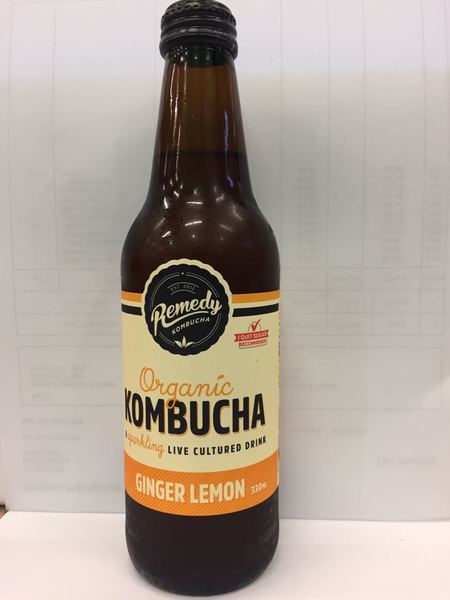 Ginger Lemon Kombucha 