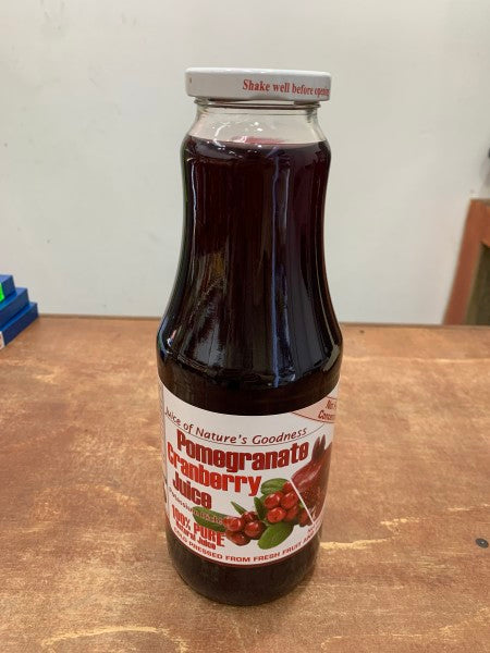 Pomegranate cranberry juice