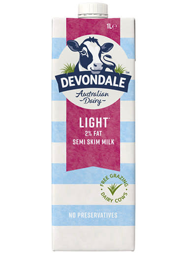 Light Semi Skim Long Life Milk