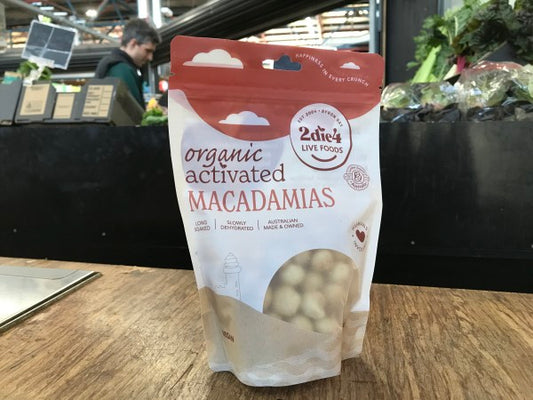 Organic activated macadamias 