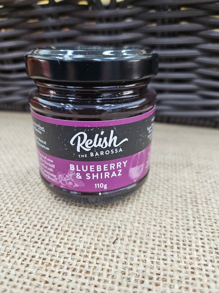 Blueberries and Shiraz relish