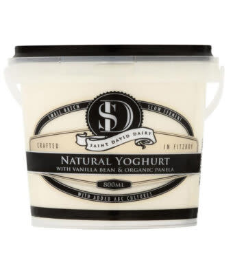Vanilla Bean & Organic Panella Natural Yoghurt