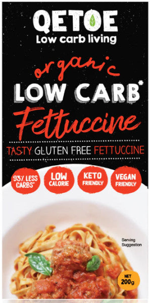 Qetoe Organic Low Carb Fettuccine