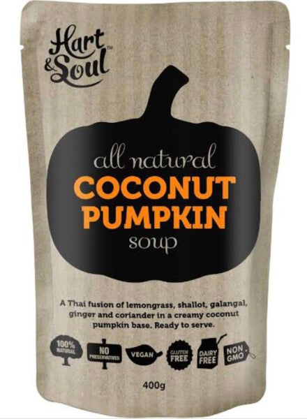 All Natural Vegan Coconut Pumpkin Soup