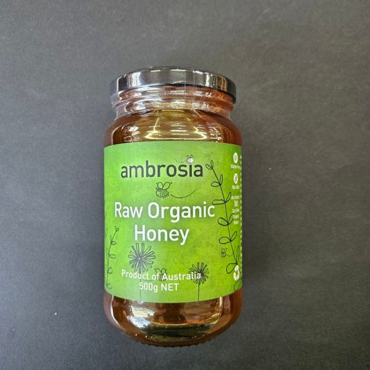 Raw organic honey