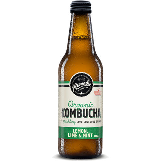 Remedy Organic Kombucha Lemon Lime And Mint