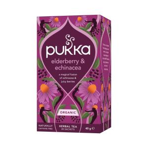 Elderberry & Echinacea Tea Sachets | Each | Pukka | YG-009897-CG-990513