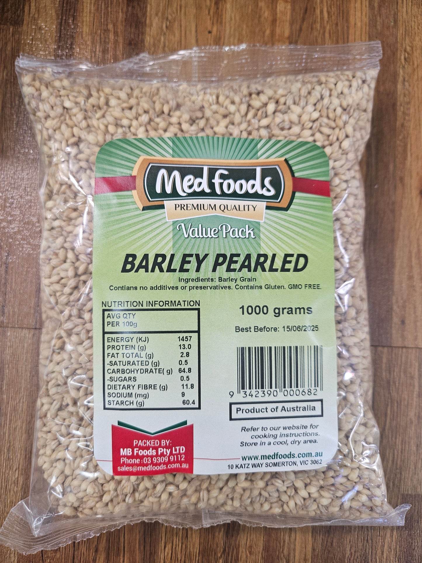 Australian Pearl Barley | 1kg | YG-011895-FFF-000546