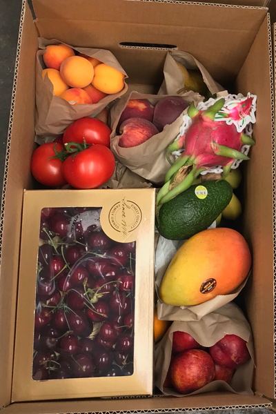 Christmas Fruit Box