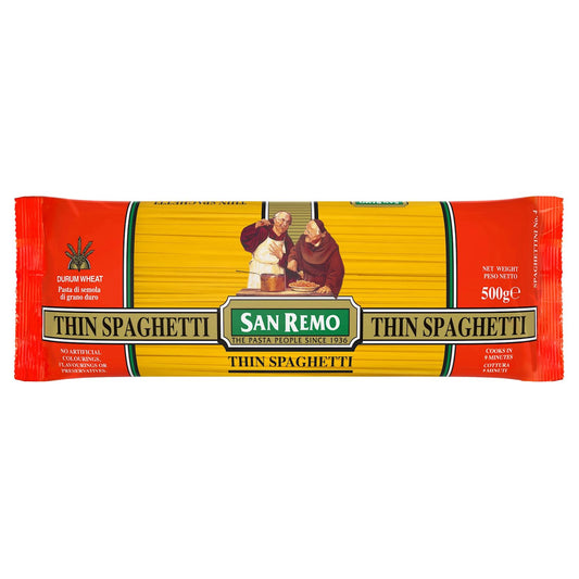 Thin Spaghetti No. 4 | 500g | San Remo | YG-112998-MC-978992