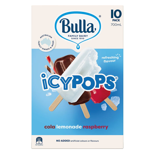 Bulla Icy Pops Lemonade Raspberry & Cola | 100ml | YG-006814-PD-013492