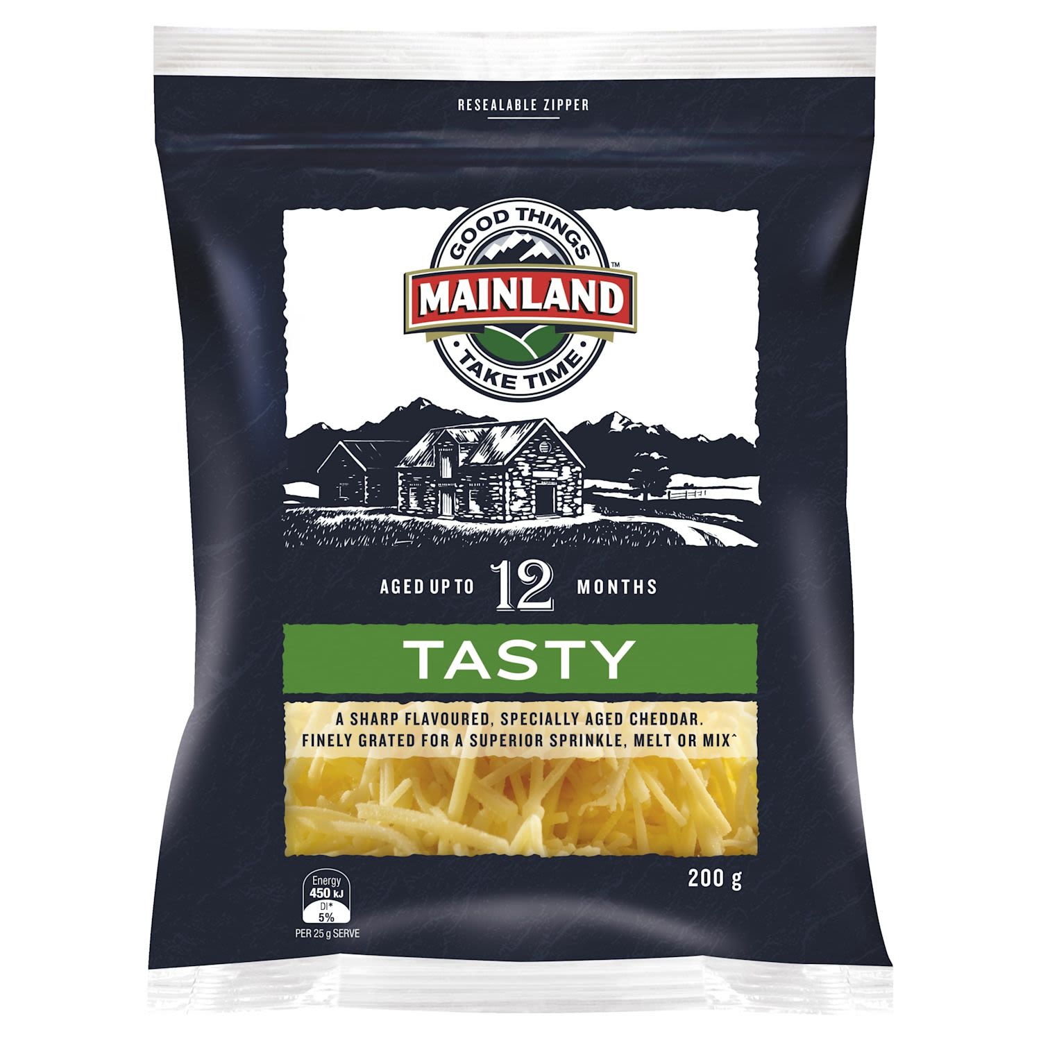 Mainland Tasty Grated Cheddar Cheese | 1kg | YG-006645-PD-045201