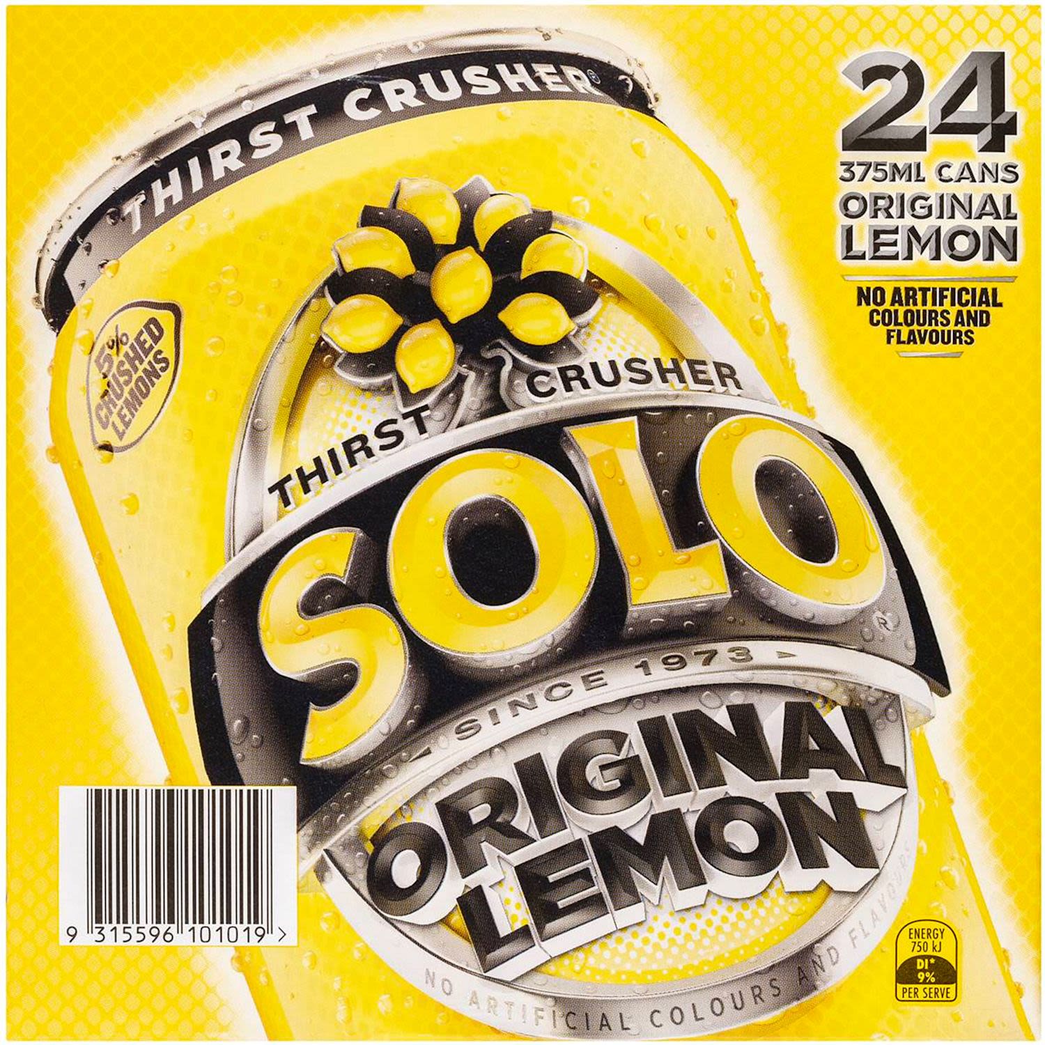 Schweppes Solo Thirst Crusher Original Lemon Multipack Cans | Litre | YG-006728-PD-048364