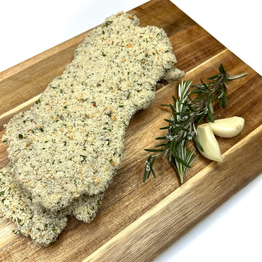 Herb & Garlic Thigh Schnitzel | Each | YG-010962-PP-005122