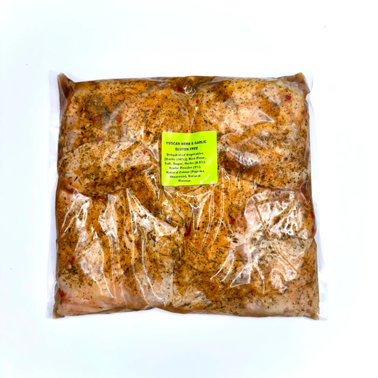 Tuscan Herb & Garlic Butterflied Marinated Whole Chicken | Each | Pure Poultry | YG-PPO-28 | PP-006191