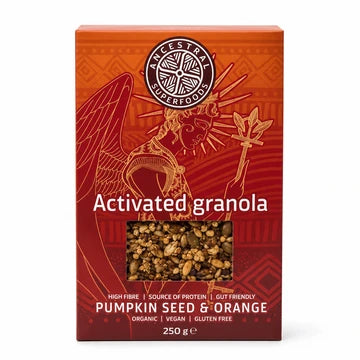 Organic Activated Granola Pumpkin Seeds & Orange | 250g | Ancestral Superfoods | YG-113433-WH-101230