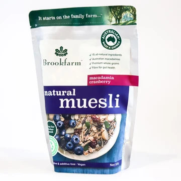 Natural Cranberry Museli | Each | Brookfarm | YG-113402-WH-101233