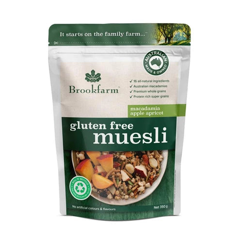 Gluten Free Apricot Museli | 950g | Brookfarm | YG-113375-WH-101236