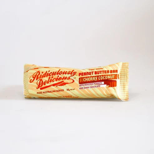 Peanut Butter Bar Cherry Coconut | Each | Ridiculously Delicious | YG-113355-WH-101238