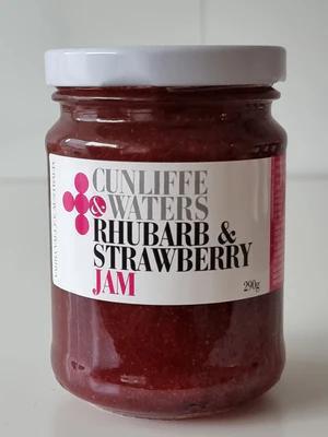 Rhubarb & Strawberry Jam | Each | Cunliffe & Waters | YG-113330-WH-101240