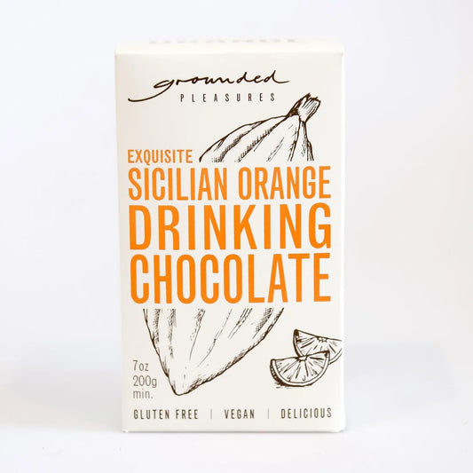 Sicilian Orange Drinking Chocolate | Each | Grounded Pleasures | YG-113309-WH-101242