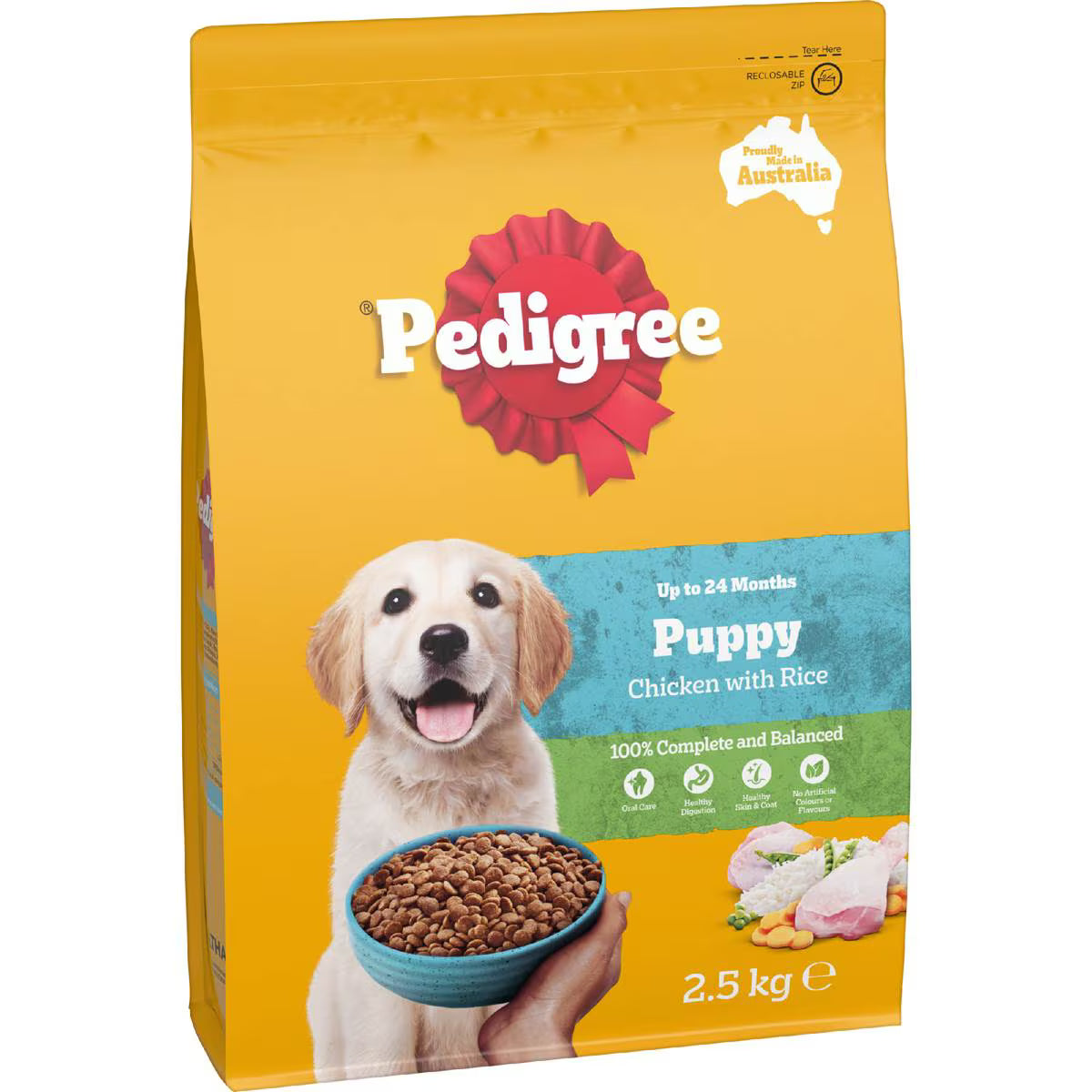 Puppy Dry Dog Food Chicken With Rice | 2.5kg | Pedigree | YG-112971-MC-978794