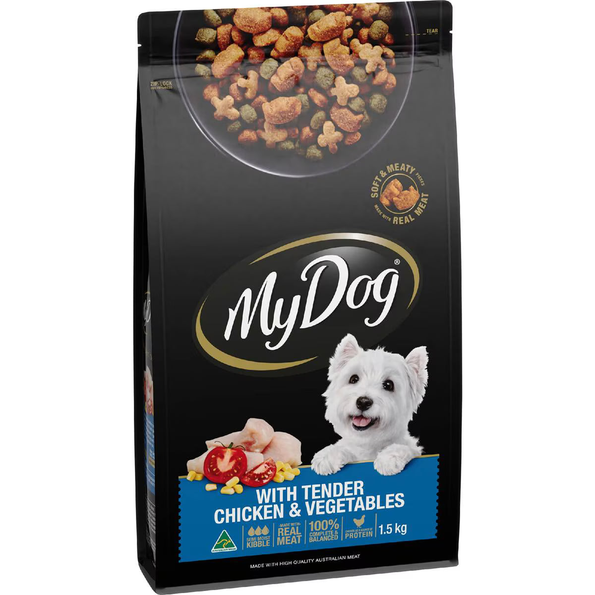 Adult Tender Chicken & Vegetables Dry Dog Food | 1.5kg | My Dog | YG-112156-MC-978793