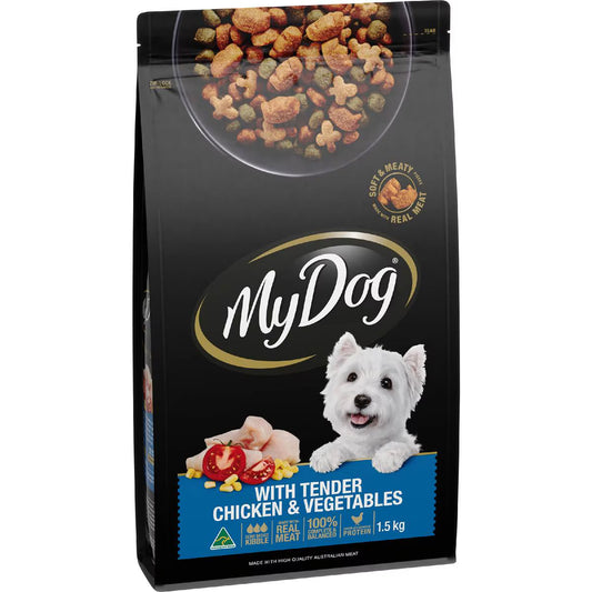 Adult Tender Chicken & Vegetables Dry Dog Food | 1.5kg | My Dog | YG-112156-MC-978793