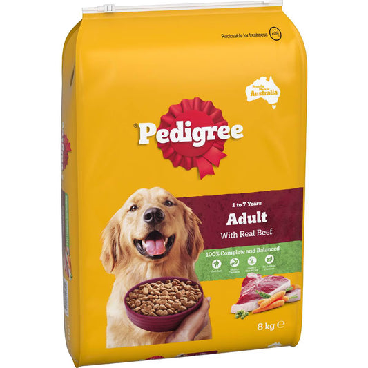 Adult Dry Dog Food With Real Beef | 8kg | Pedigree | YG-112977-MC-978802