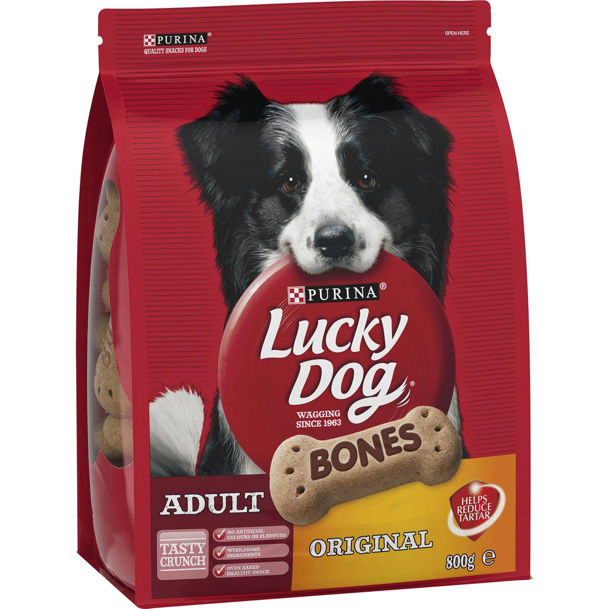 Adult Bones Original Pet Treats | 800g | Lucky Dog | YG-007792-MC-978789