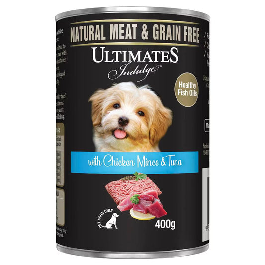 Wet Dog Food Chicken Mince & Tuna | 400g | Ultimates Indulge | YG-112144-MC-978758