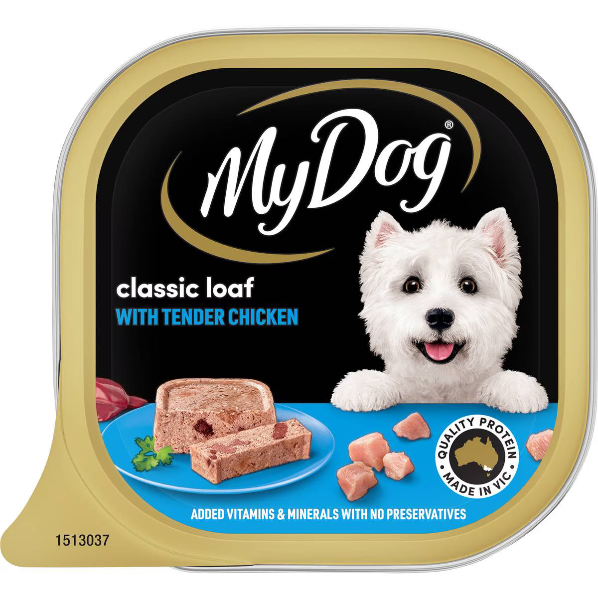 Adult Classic Loaf Tender Chicken Wet Food Tray | 100g | My Dog | YG-112140-MC-978749
