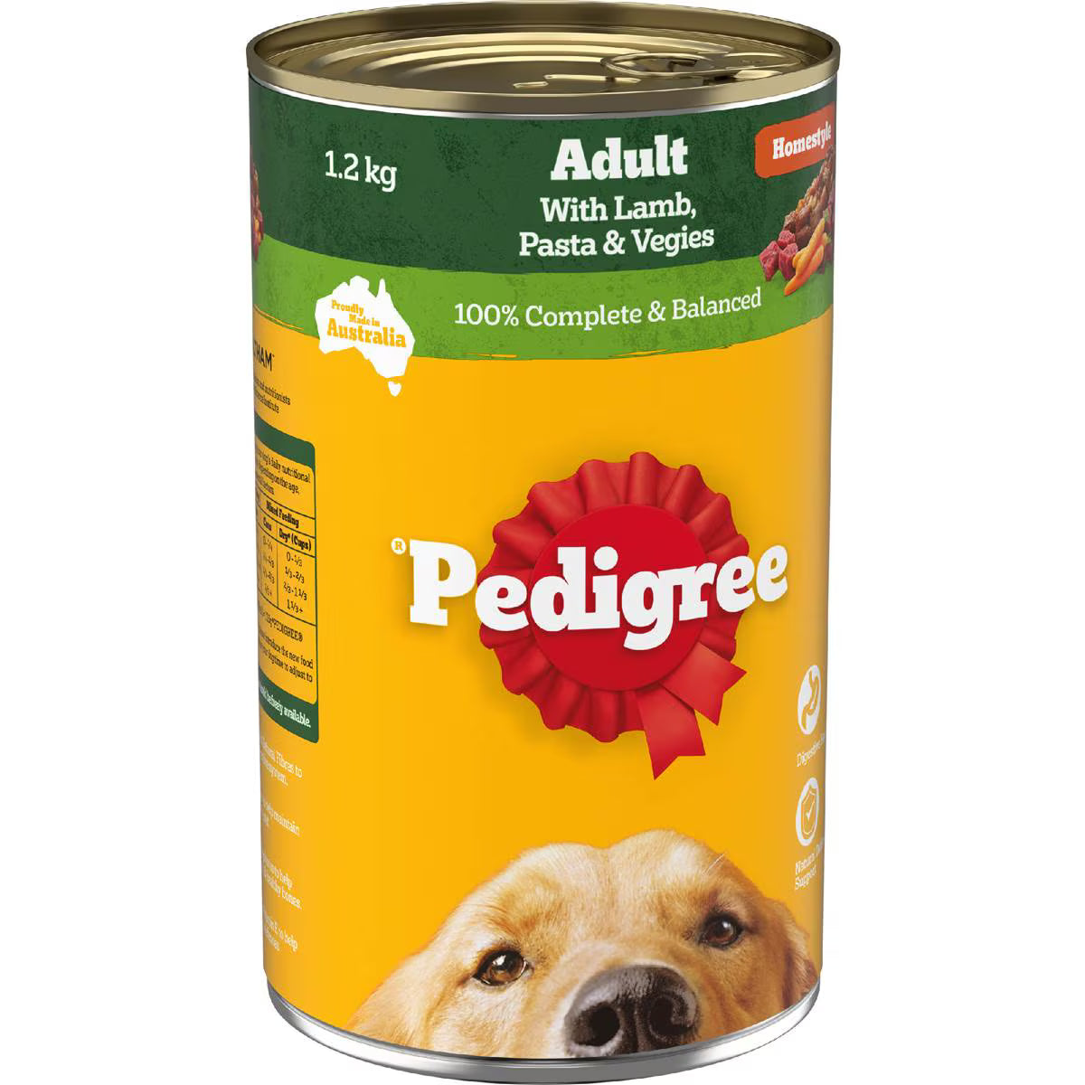 Homestyle With Lamb Pasta & Veggies Wet Dog Food Can | 1.2kg | Pedigree | YG-112149-MC-978772