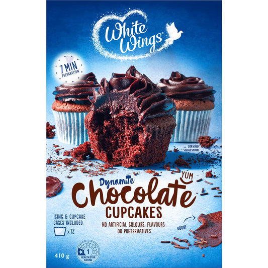 Cupcake Mix Chocolate | 410g | White Wings | YG-008394-WW-055428