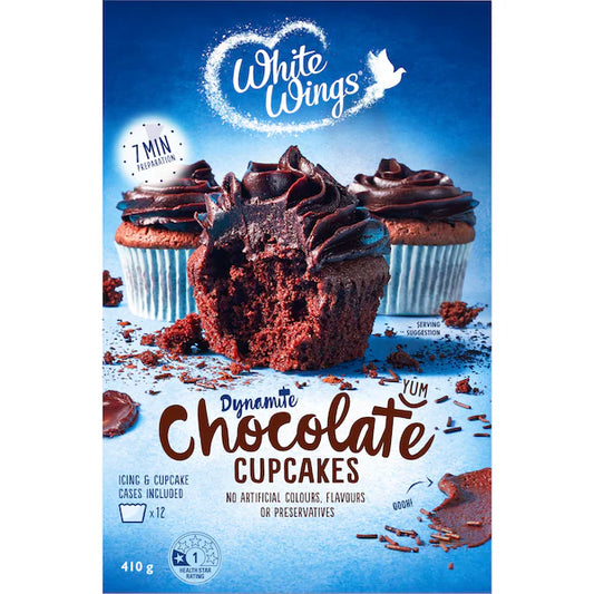Cupcake Mix Chocolate | 410g | White Wings | YG-008394-WW-055428
