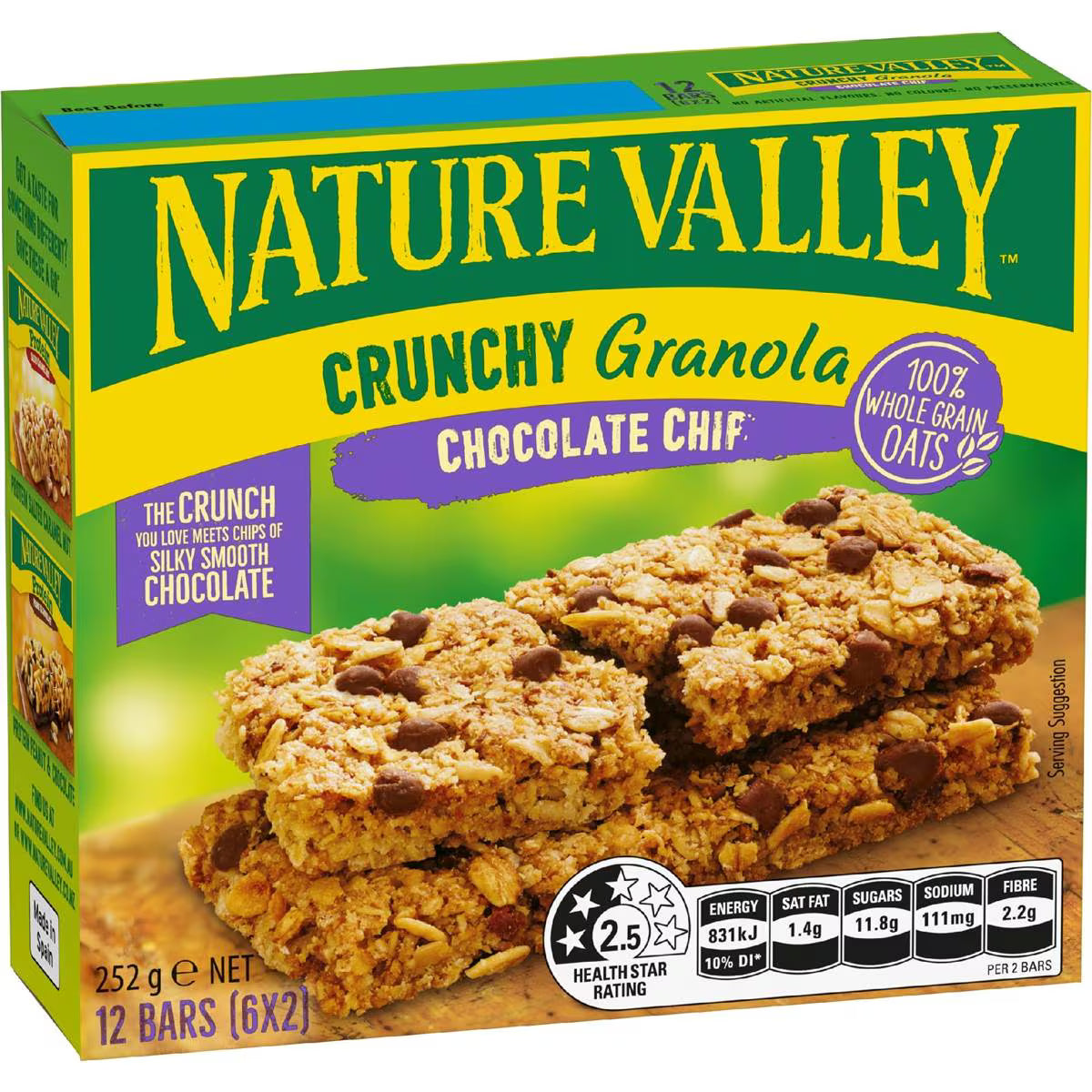 Crunchy Chocolate Chip Granola Bars | 6 Pack | Nature Valley | YG-111707-MC-977319