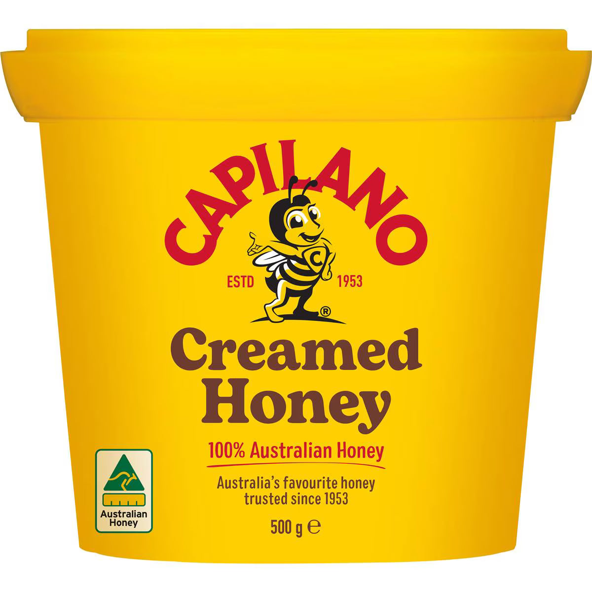 100 Pure Australian Creamed Honey Tub | 500g | Capilano | YG-009733-WW-055740