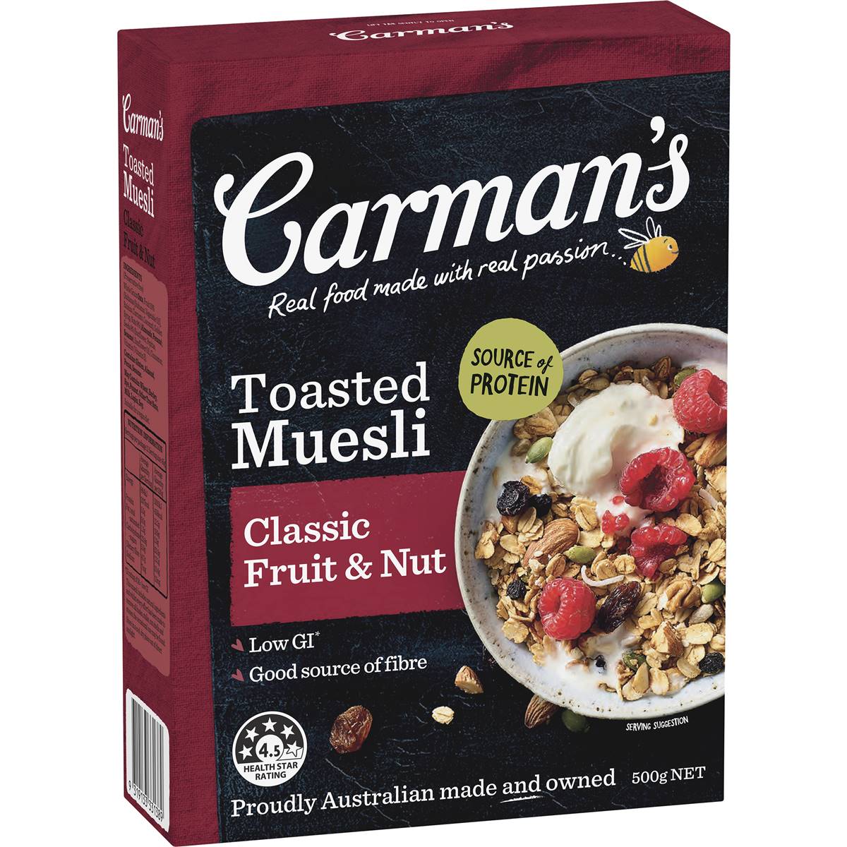 Muesli Toasted Classic Fruit & Nut | 500g | Carman's | YG-111854-MC-977757