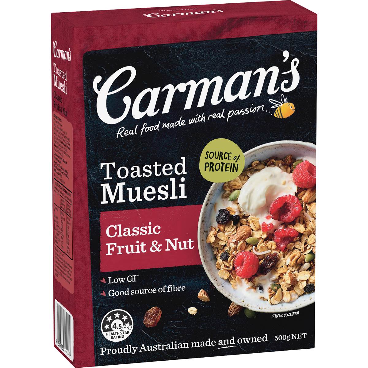Muesli Toasted Classic Fruit & Nut | 500g | Carman's | YG-111854-MC-977757