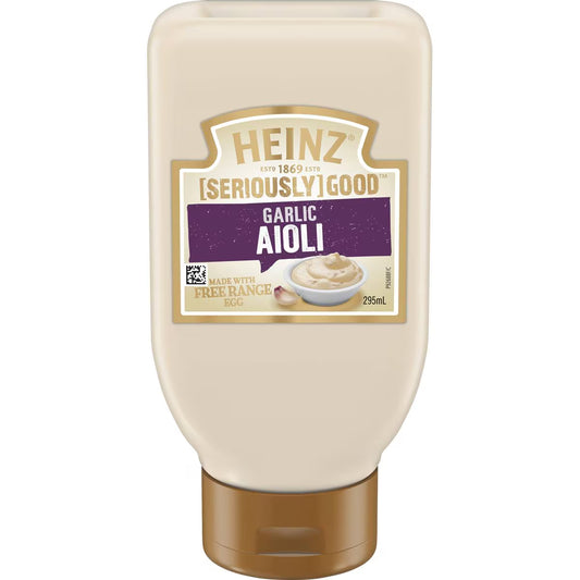 Seriously Good Mayo Garlic Aioli Flavoured Mayonnaise | 295ml | Heinz | YG-112877-MC-978319