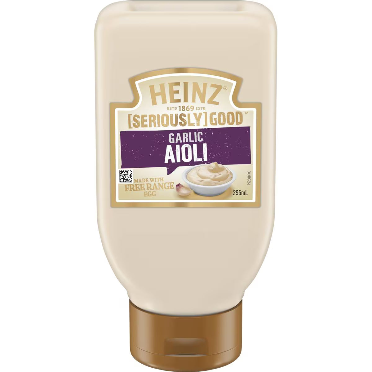 Seriously Good Mayo Garlic Aioli Flavoured Mayonnaise | 295ml | Heinz | YG-112877-MC-978319