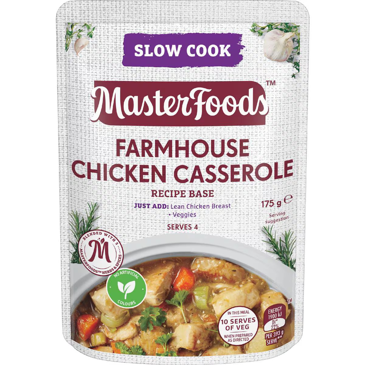 Chicken Casserole Slow Cook Recipe Base | 175g | Masterfoods | YG-010093-WW-056705