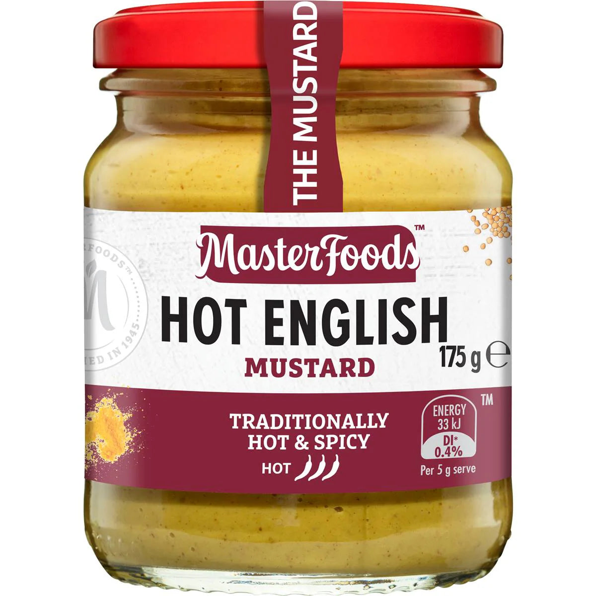 Hot English Mustard | 175g | Masterfoods | YG-112900-MC-978414