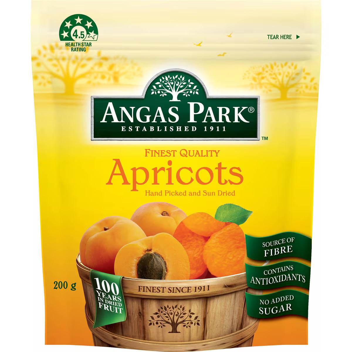 Dried Apricots Large Dried | 200g | Angas Park | YG-112929-MC-978572