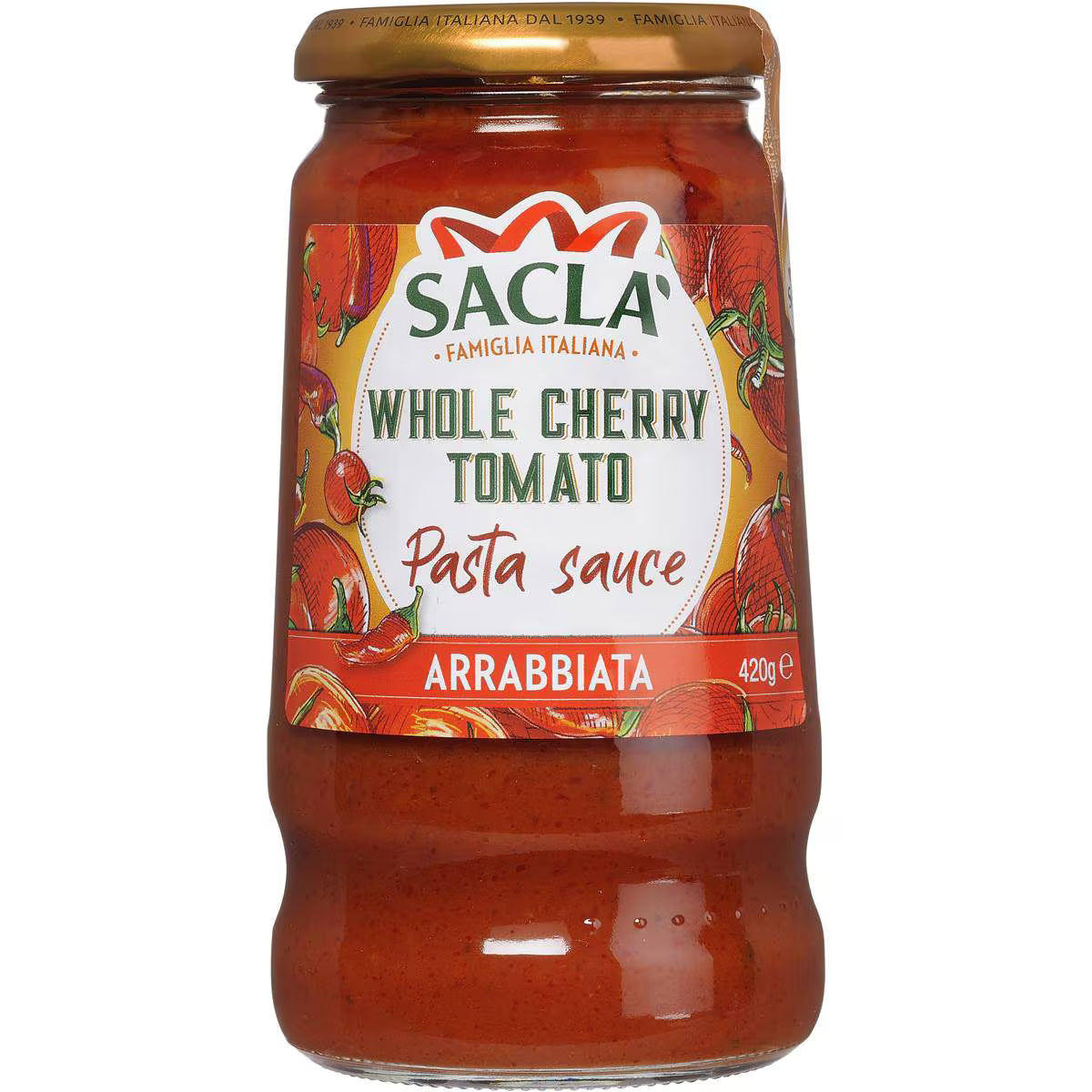 Cherry Tomato & Arrabbiata Pasta Sauce | 420g | Sacla | YG-009510-WW-056939