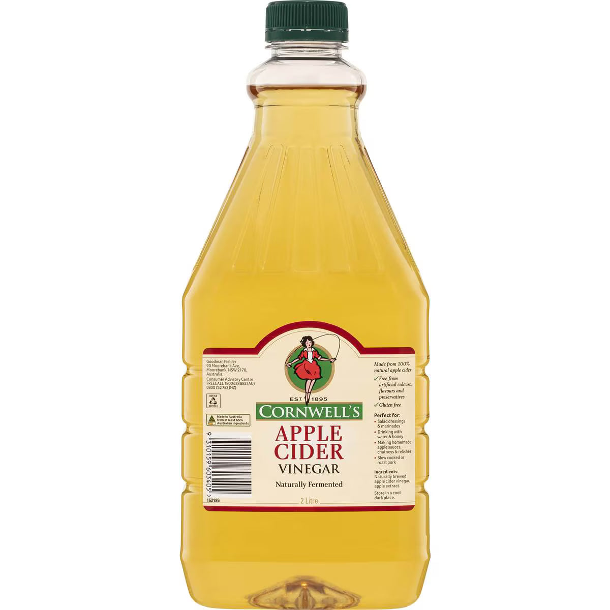 Apple Cider Vinegar Cider | 2L | Cornwell's | YG-112007-MC-978221