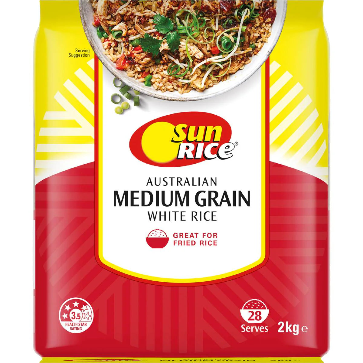 Australian White Rice Medium Grain | 2kg | Sunrice | YG-010163-MC-978726