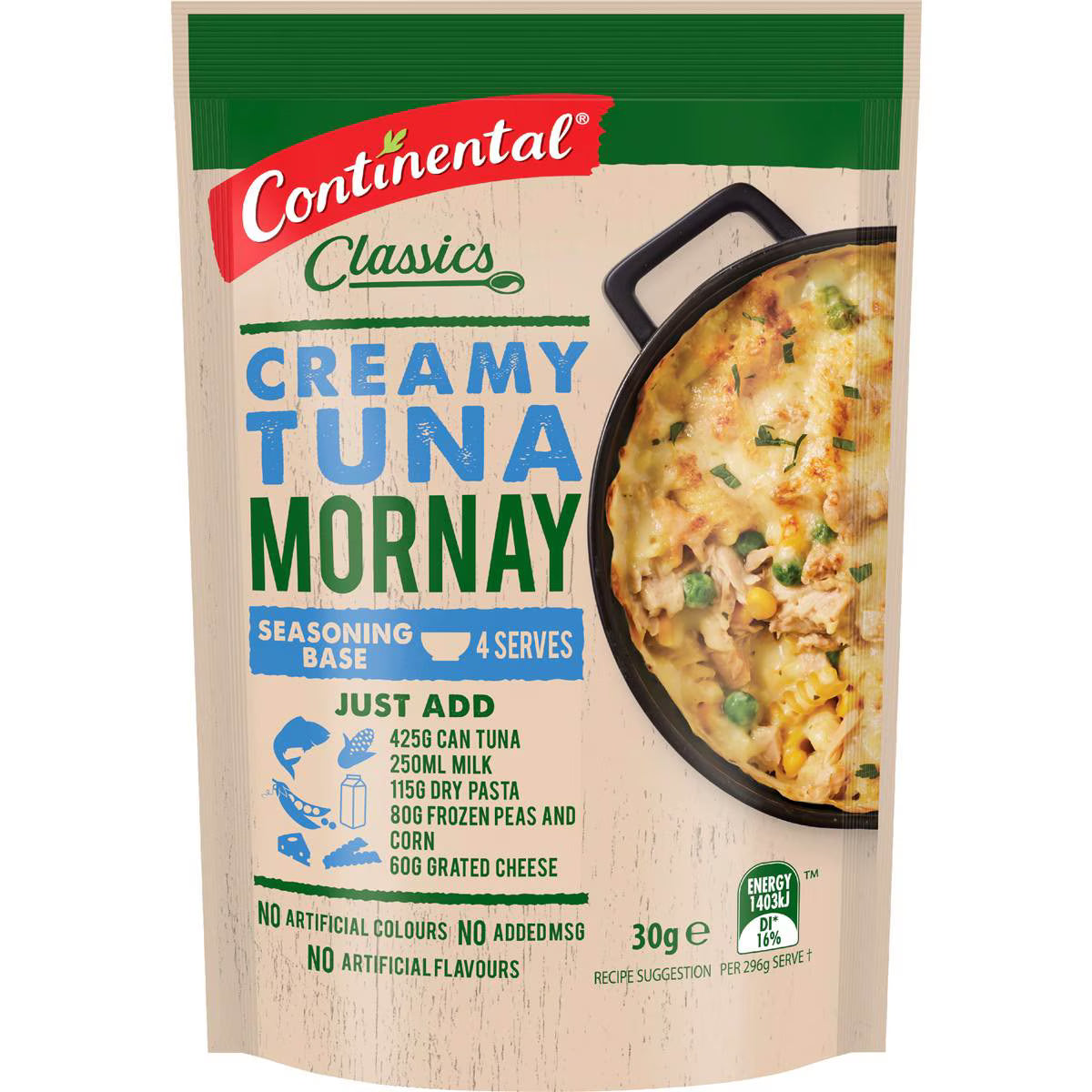 Recipe Base Creamy Tuna Mornay | 30g | Continental | YG-010087-WW-057130