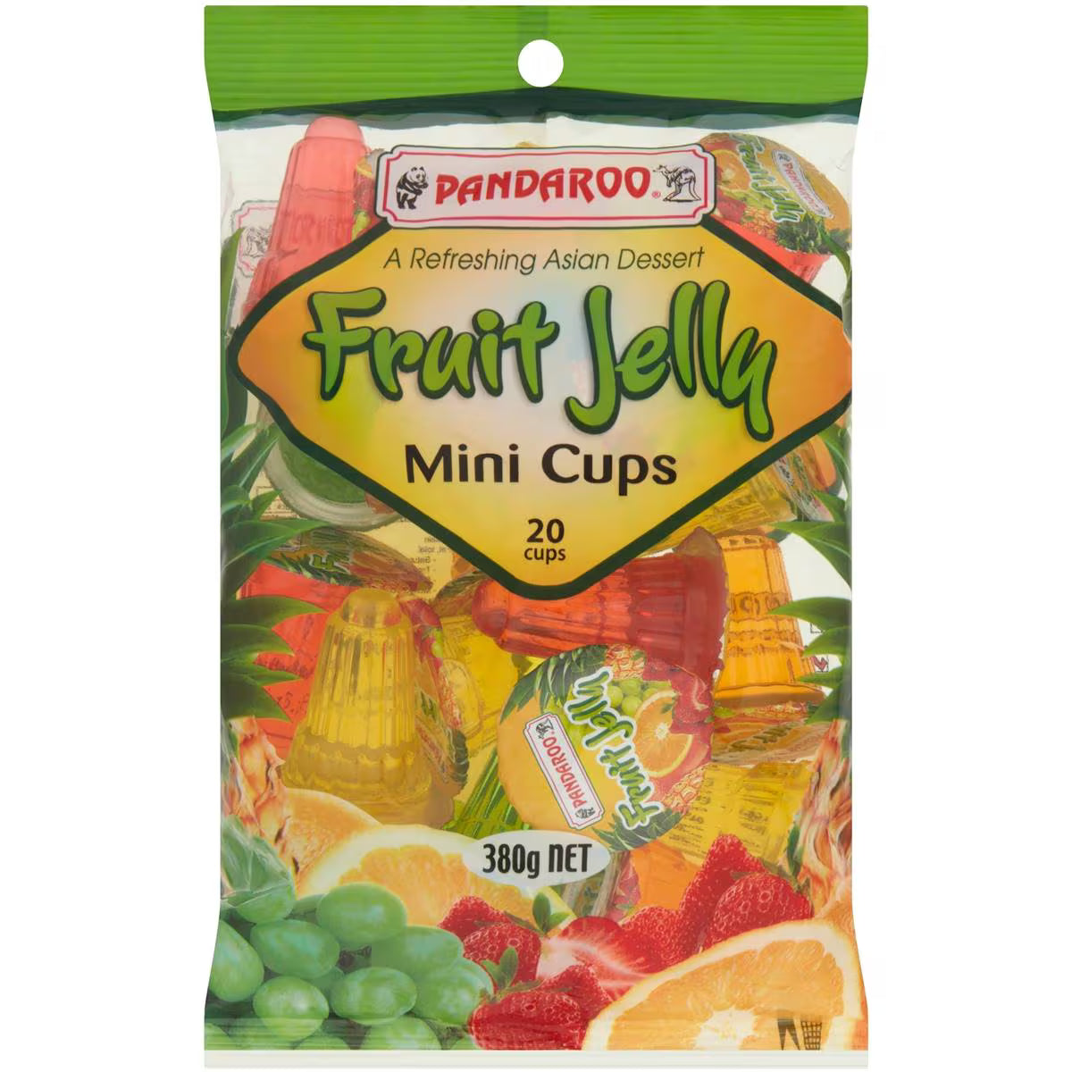 Snacks Jelly Fruit Mini Cups | 380g | Pandaroo | YG-008175-WW-057182