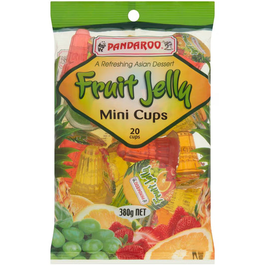 Snacks Jelly Fruit Mini Cups | 380g | Pandaroo | YG-008175-WW-057182